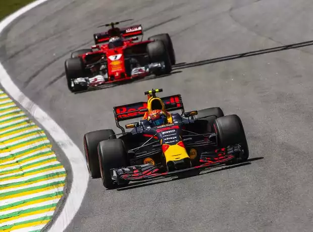 Max Verstappen, Kimi Räikkönen Titel-Bild zur News: Max Verstappen, Kimi Räikkönen