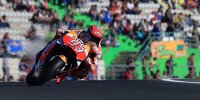 Bild zum Inhalt: MotoGP Valencia: Marquez trotz Sturz auf Pole, "Dovi" Neunter