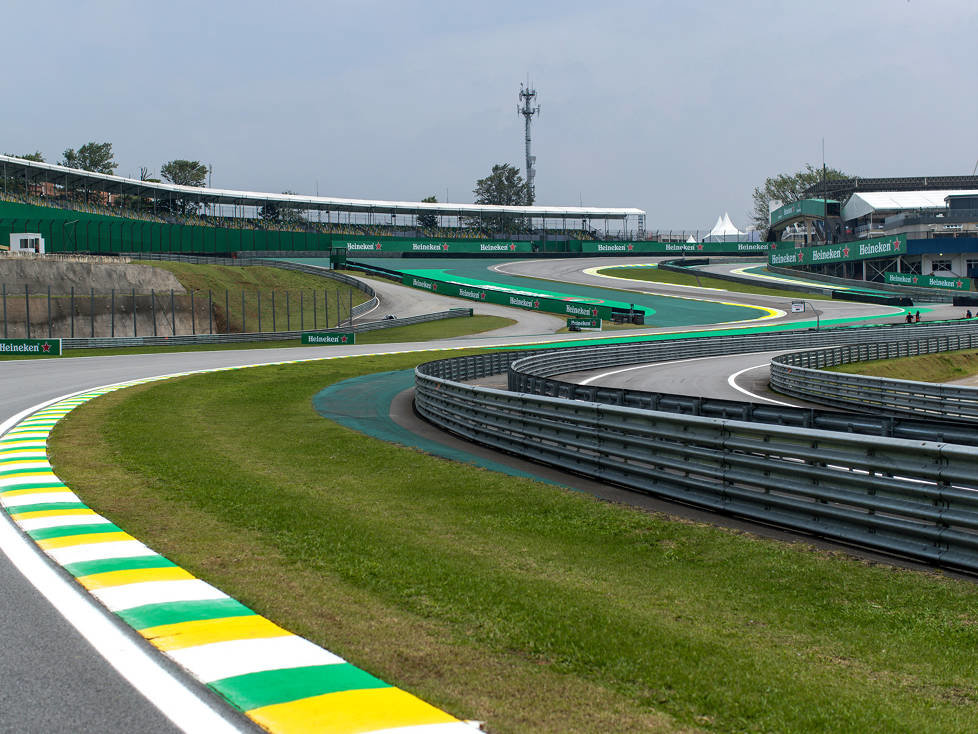 Strecke in Sao Paulo, Interlagos, Brasilien