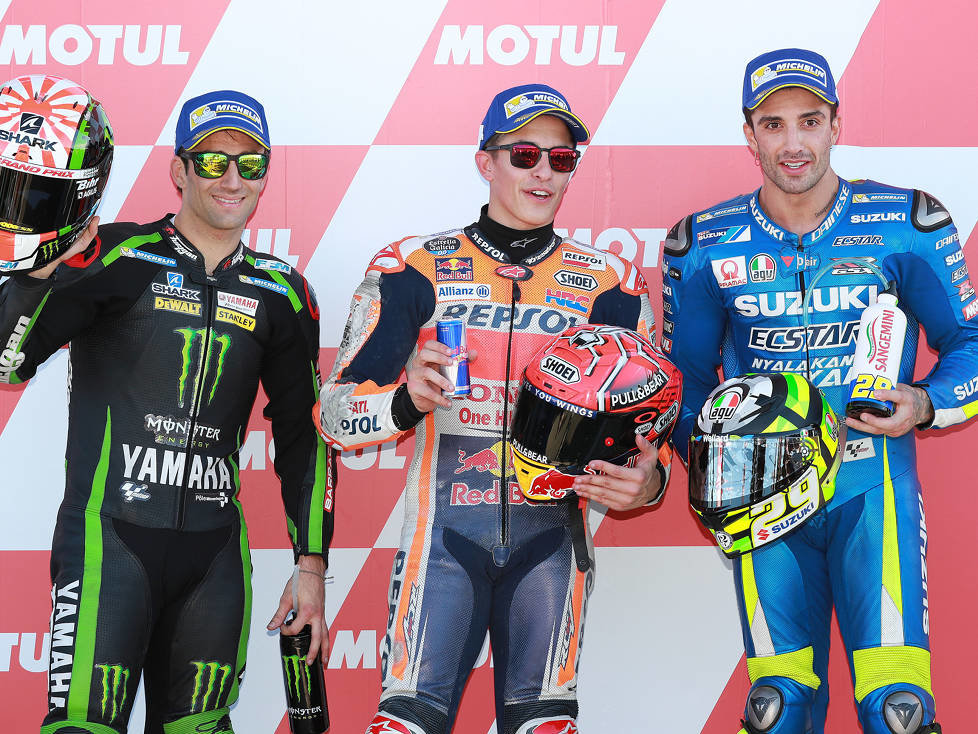 Marc Marquez, Johann Zarco, Andrea Iannone