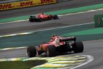 Kimi Räikkönen (Ferrari) und Sebastian Vettel (Ferrari) 