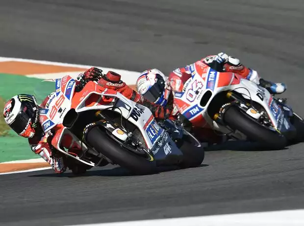 Jorge Lorenzo, Andrea Dovizioso Titel-Bild zur News: Jorge Lorenzo, Andrea Dovizioso