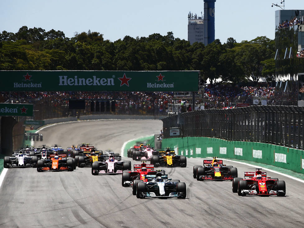 Valtteri Bottas, Sebastian Vettel, Kimi Räikkönen, Max Verstappen, Sergio Perez