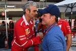 Rubens Barrichello und Maurizio Arrivabene 