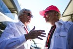 Bernie Ecclestone und Jacques Villeneuve 