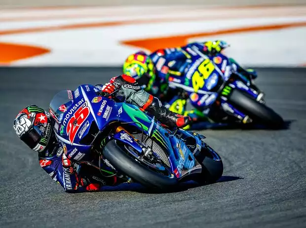Maverick Vinales, Valentino Rossi Titel-Bild zur News: Maverick Vinales, Valentino Rossi