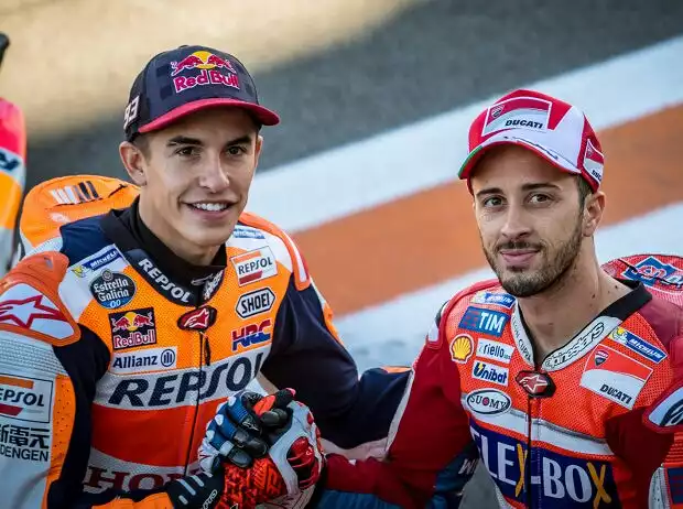 Marc Marquez, Andrea Dovizioso Titel-Bild zur News: Marc Marquez, Andrea Dovizioso