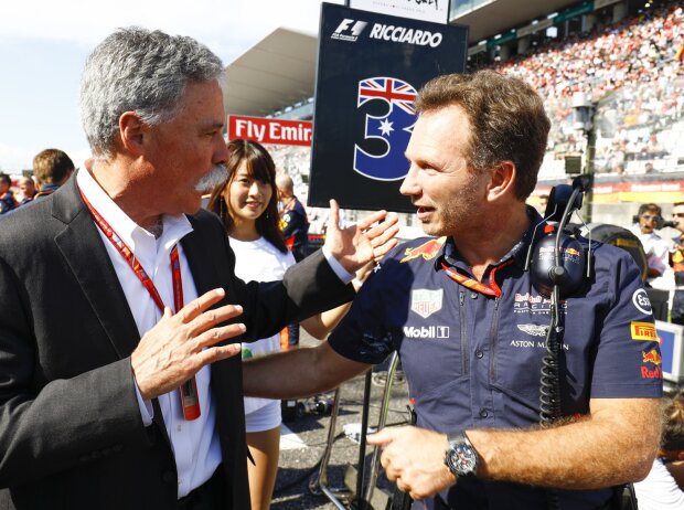 Chase Carey, Christian Horner Chase Carey, Christian Horner
