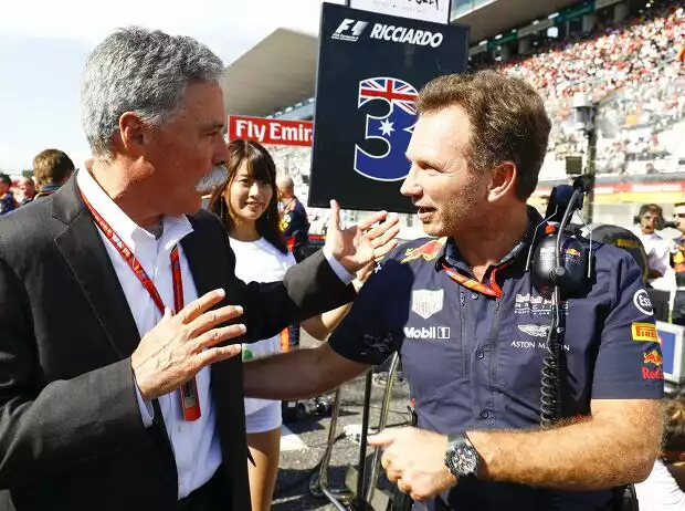 Chase Carey, Christian Horner Titel-Bild zur News: Chase Carey, Christian Horner