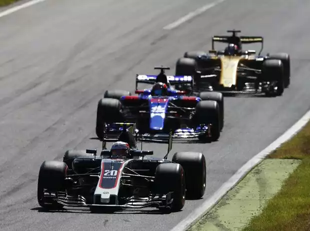Kevin Magnussen, Daniil Kwjat, Nico Hülkenberg Titel-Bild zur News: Kevin Magnussen, Daniil Kwjat, Nico Hülkenberg