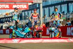 Joan Mir, Marc Marquez und Franco Morbidelli 