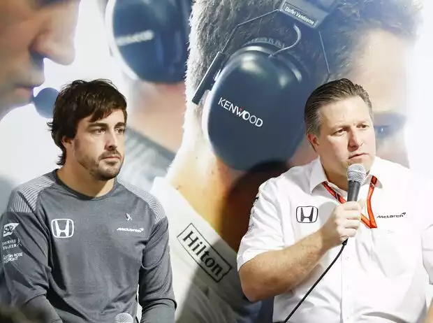 Fernando Alonso, Zak Brown Titel-Bild zur News: Fernando Alonso, Zak Brown