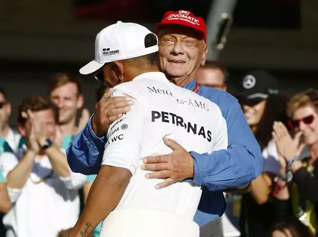 Lewis Hamilton, Niki Lauda Titel-Bild zur News: Lewis Hamilton, Niki Lauda