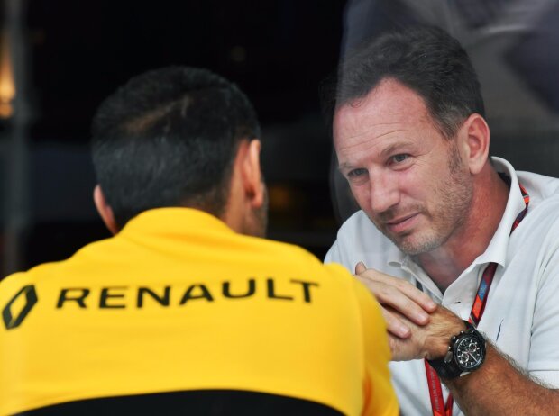 Christian Horner, Cyril Abiteboul Christian Horner, Cyril Abiteboul