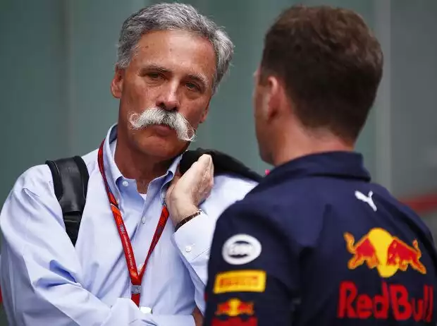 Chase Carey, Christian Horner Titel-Bild zur News: Chase Carey, Christian Horner