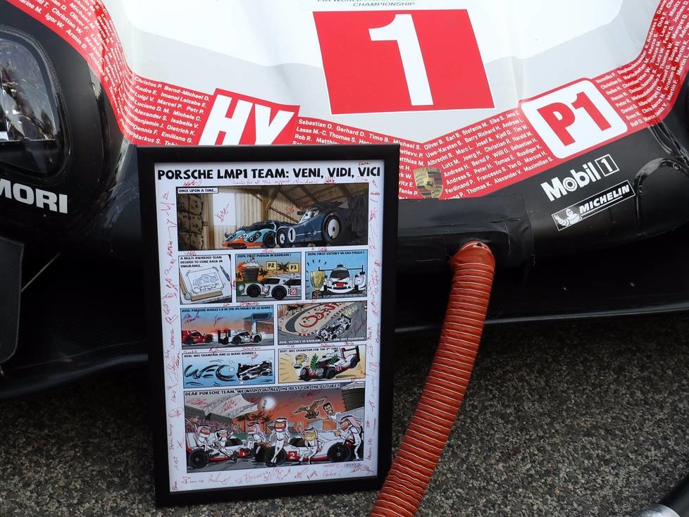 Neel Jani, Nick Tandy, Tribute, Comic, Porsche 919 Hybrid