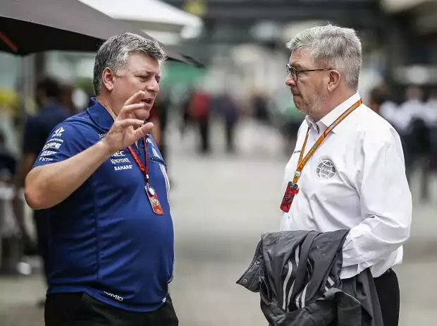 Otmar Szafnauer, Ross Brawn Titel-Bild zur News: Otmar Szafnauer, Ross Brawn