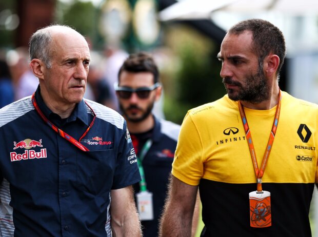 Franz Tost, Cyril Abiteboul Franz Tost, Cyril Abiteboul