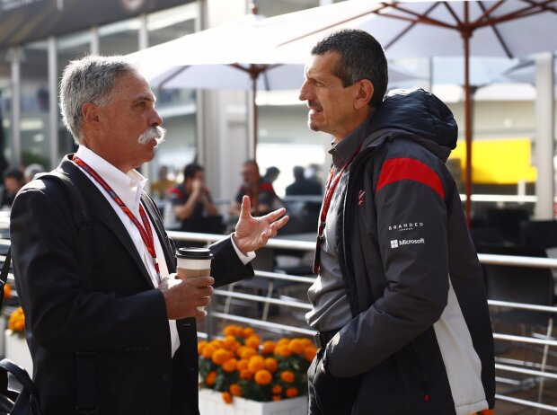 Chase Carey, Günther Steiner Chase Carey, Günther Steiner
