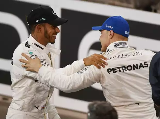 Titel-Bild zur News: Valtteri Bottas, Lewis Hamilton