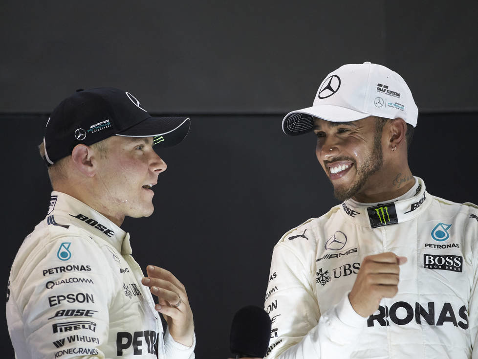 Valtteri Bottas, Lewis Hamilton