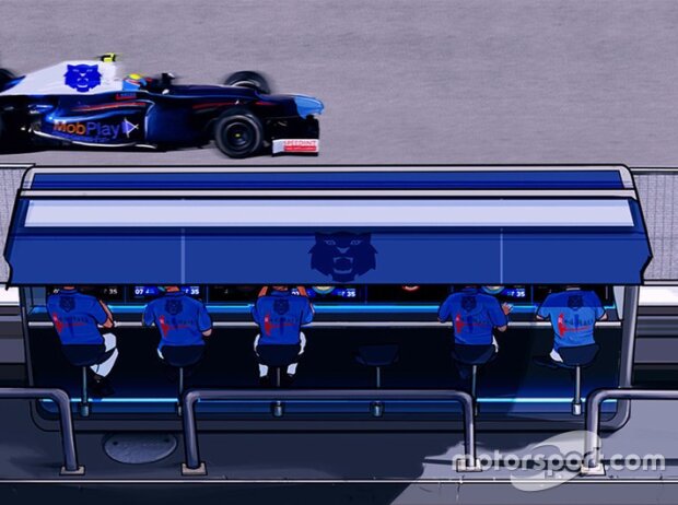 Screenshot Motorsport Master: Treffen Sie Entscheidungen an der Boxenmauer und managen Sie den Funkverkehr