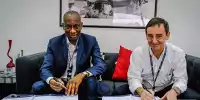 Momar Nguer und Pierre Fillon