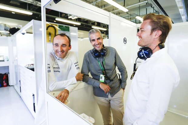Robert Kubica Nico Rosberg Williams Williams Martini Racing F1Mercedes Mercedes AMG Petronas Motorsport F1 ~Robert Kubica und Nico Rosberg ~ 