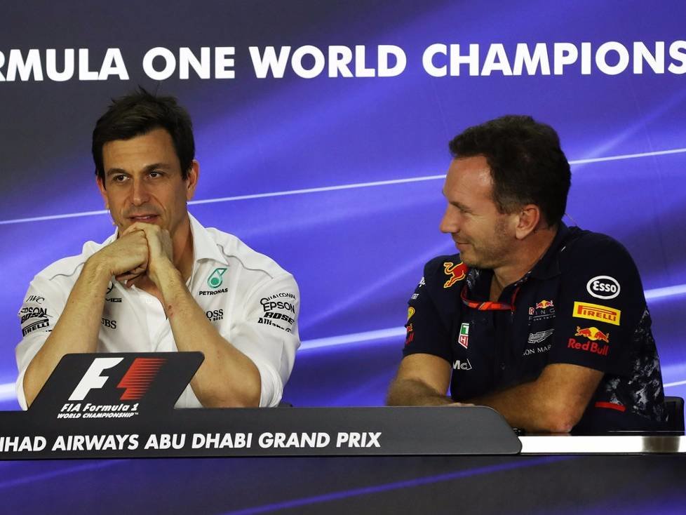 Maurizio Arrivabene, Toto Wolff, Christian Horner