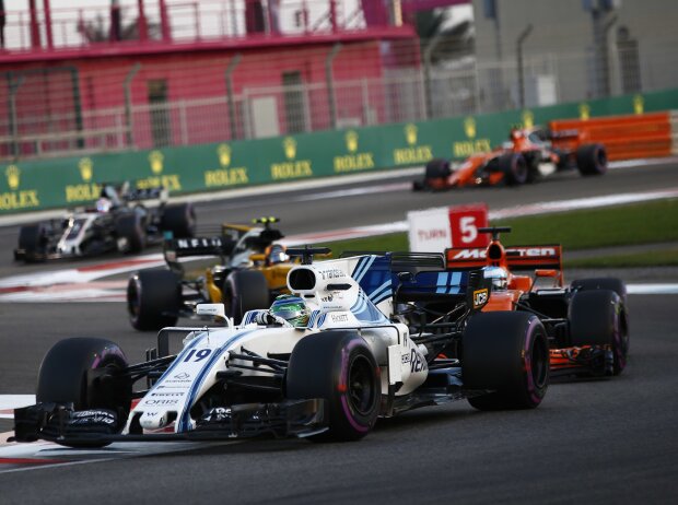 Titel-Bild zur News: Felipe Massa, Fernando Alonso, Carlos Sainz