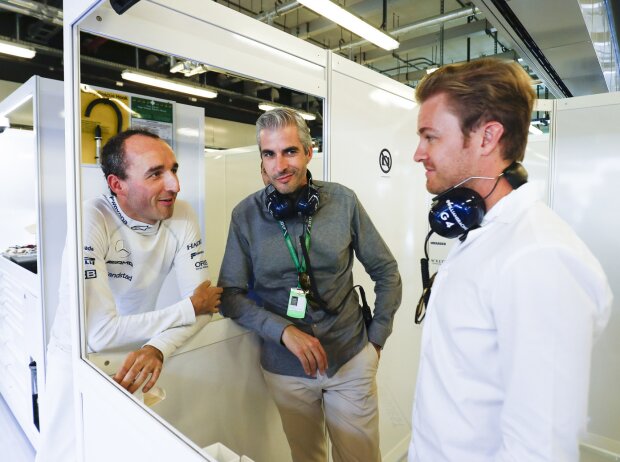 Titel-Bild zur News: Robert Kubica, Nico Rosberg