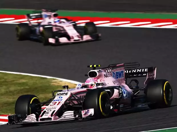 Esteban Ocon, Sergio Perez Titel-Bild zur News: Esteban Ocon, Sergio Perez