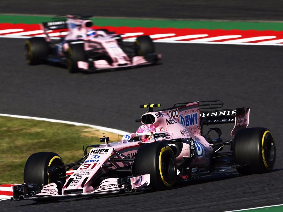 Esteban Ocon, Sergio Perez