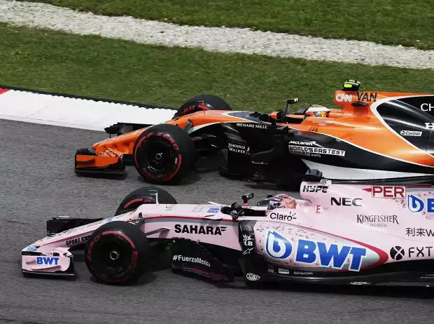 Stoffel Vandoorne, Sergio Perez Titel-Bild zur News: Stoffel Vandoorne, Sergio Perez