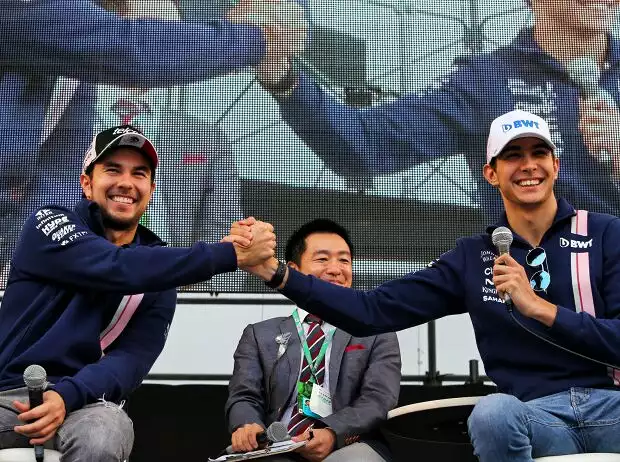 Sergio Perez, Esteban Ocon Titel-Bild zur News: Sergio Perez, Esteban Ocon
