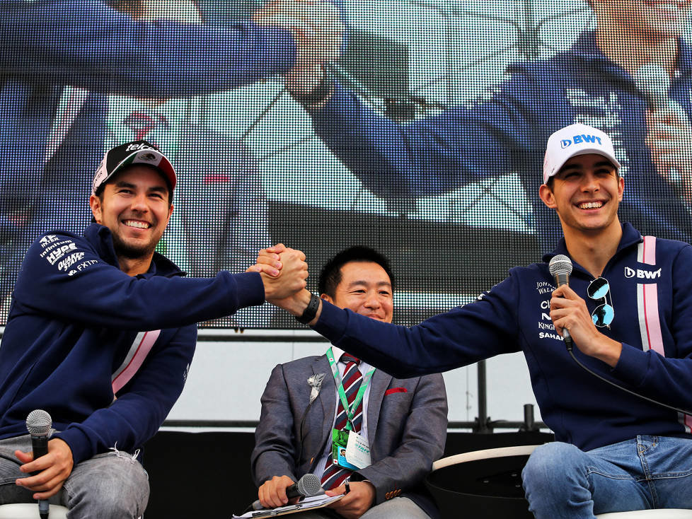 Sergio Perez, Esteban Ocon