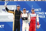 Sam Bird (DS Virgin), Jean-Eric Vergne (Techeetah) und Nick Heidfeld (Mahindra) 