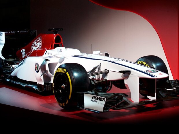 Lackierung 2018 von Alfa Romeo/Sauber