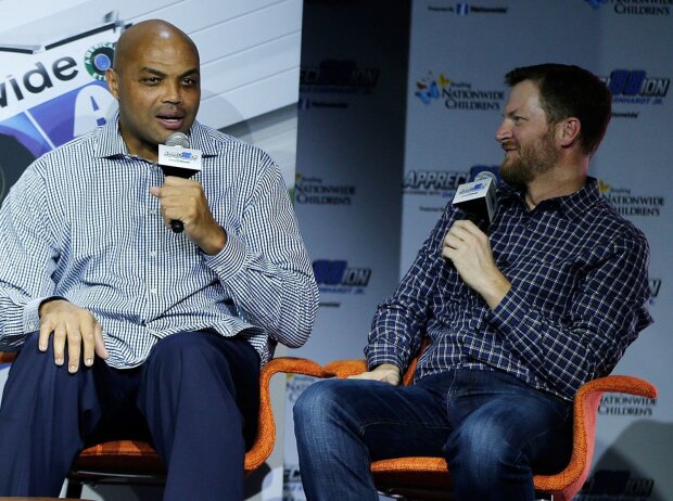 Dale Earnhardt Jun. und Charles Barkley