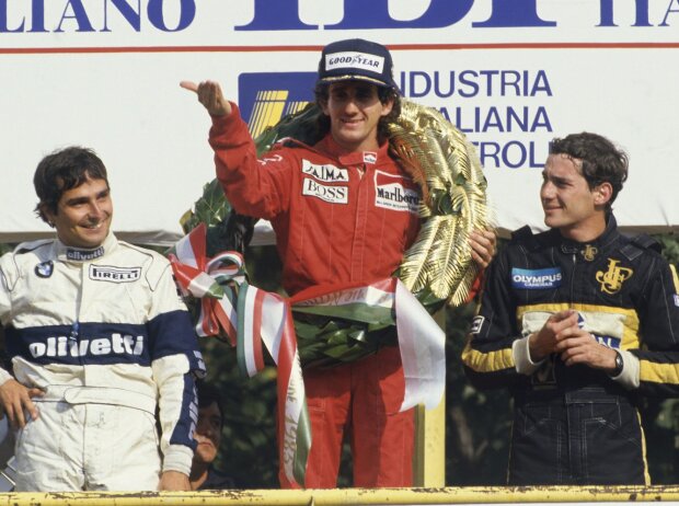 Titel-Bild zur News: Alain Prost, Nicolas Prost, Nelson Piquet Jun.