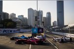 Sebastien Buemi (Renault e.dams), Jerome D'Ambrosio (Dragon) und Neel Jani (Dragon) 