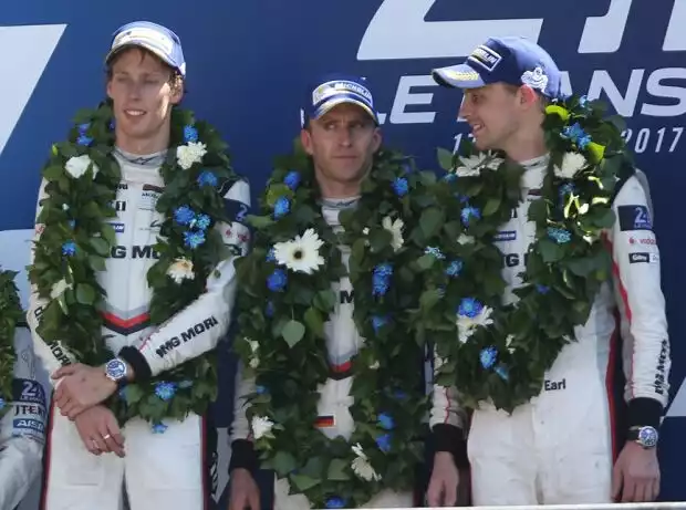 Anthony Davidson, Kazuki Nakajima, Timo Bernhard, Earl Bamber Titel-Bild zur News: Anthony Davidson, Kazuki Nakajima, Timo Bernhard, Earl Bamber