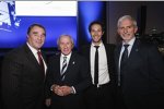 Nigel Mansell, Jackie Stewart, Bruno Senna und Damon Hill