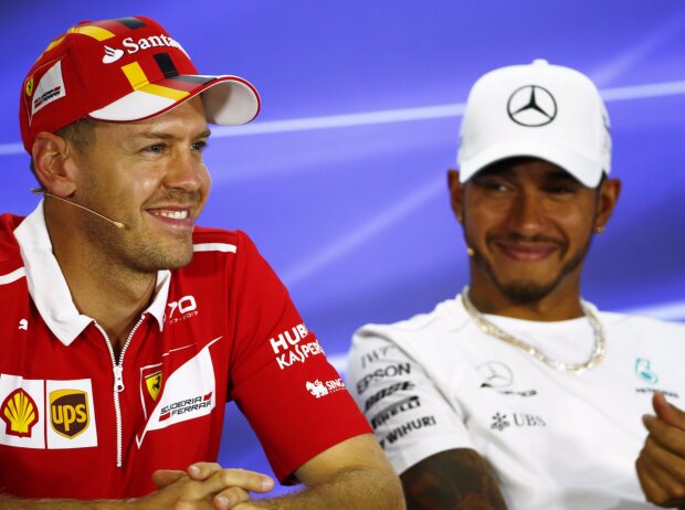 Sebastian Vettel, Lewis Hamilton