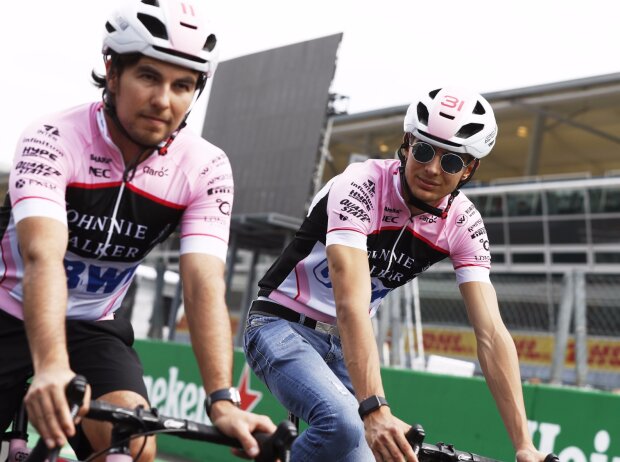 Esteban Ocon, Sergio Perez Esteban Ocon, Sergio Perez
