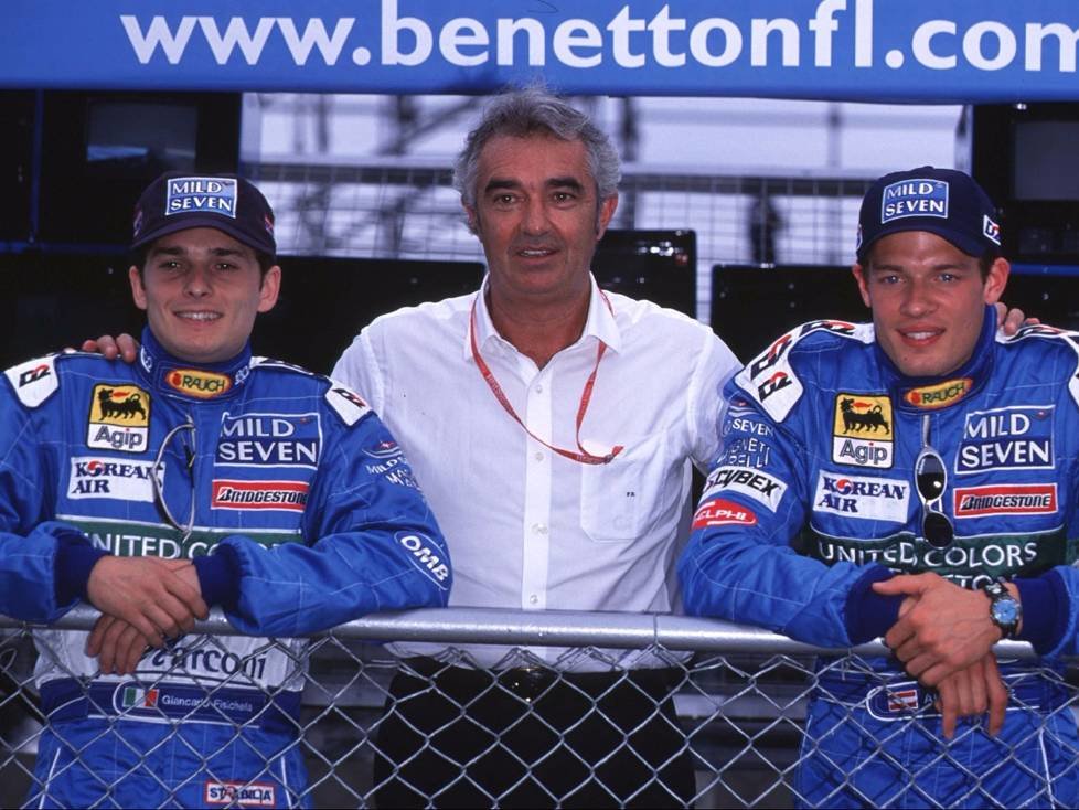 Flavio Briatore, Giancarlo Fisichella, Alexander Wurz