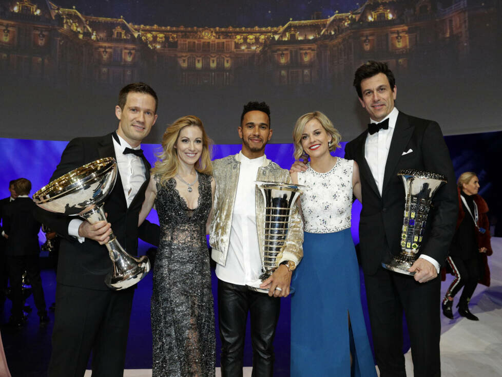 Lewis Hamilton, Toto Wolff, Susie Wolff, Sebastien Ogier, Andrea Kaiser