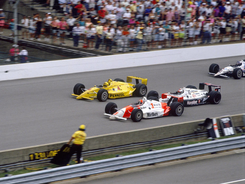 Rick Mears, John Andretti, Michael Andretti, Al Unser Jr.