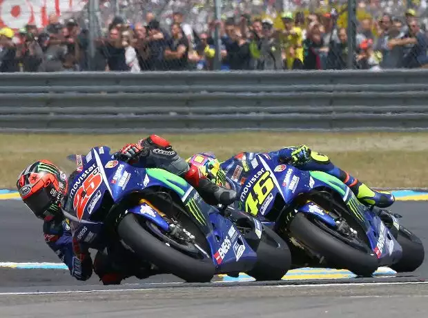 Maverick Vinales, Valentino Rossi Titel-Bild zur News: Maverick Vinales, Valentino Rossi