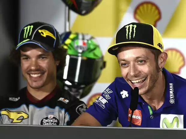 Titel-Bild zur News: Valentino Rossi, Franco Morbidelli